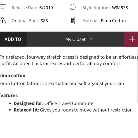 Lululemon Day Tripper Dress in Black US 6 - Picture 6 of 6